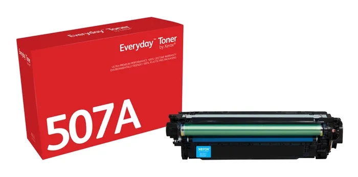 xerox everyday hp ce401a cyan cartucho de toner generico reemplaza 507a