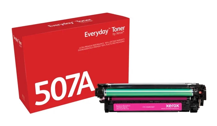 xerox everyday hp ce403a magenta cartucho de toner generico reemplaza 507a