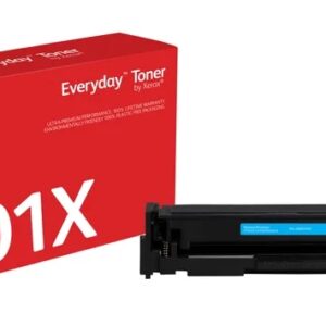 xerox everyday hp cf401x cyan cartucho de toner generico reemplaza 201x