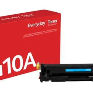 xerox everyday hp cf411a cyan cartucho de toner generico reemplaza 410a