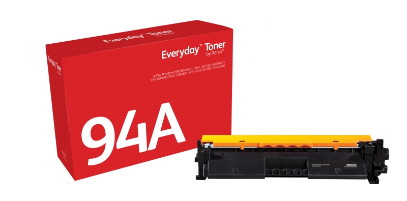 xerox everyday hp cf294a negro cartucho de toner generico reemplaza 94a