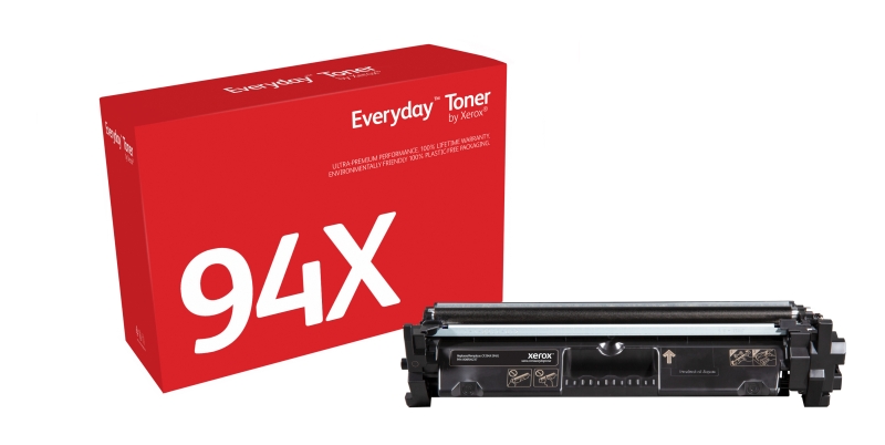 xerox everyday hp cf294x negro cartucho de toner generico reemplaza 94x