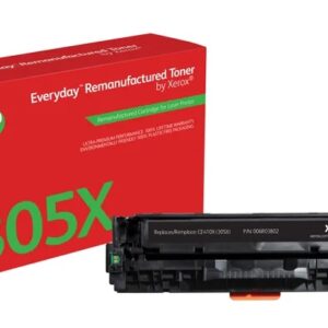 xerox everyday hp ce410x negro cartucho de toner remanufacturado reemplaza 305x