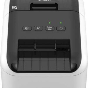 brother ql800 impresora profesional termica de etiquetas usb 93 etiquetas por min. resolucion 300x600ppp impresion a negro y rojo cortador automatico