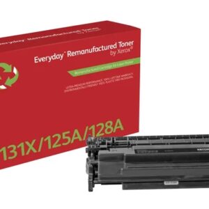 xerox everyday hp cb540a/ce320a/cf210x negro cartucho de toner remanufacturado reemplaza 125a/128a/131x