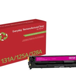 xerox everyday hp cb543a/ce323a/cf213a magenta cartucho de toner remanufacturado reemplaza 125a/128a/131a