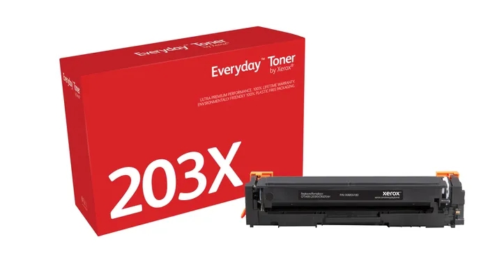 xerox everyday hp cf540x negro cartucho de toner generico reemplaza 203x