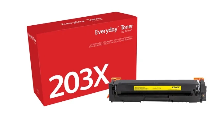 xerox everyday canon 054h amarillo cartucho de toner generico reemplaza 3025c002