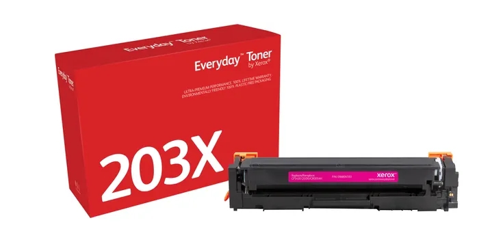 xerox everyday hp cf543x magenta cartucho de toner generico reemplaza 203x
