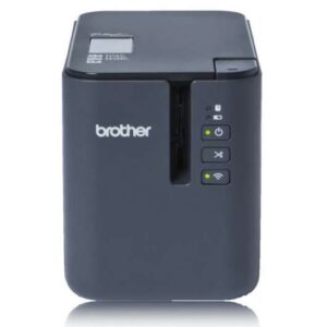 brother pt p900w rotuladora electronica profesional usb, serie, wifi pantalla lcd velocidad 60mms color gris