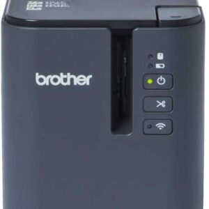 brother pt p950nw rotuladora electronica profesional usb, serie, wifi pantalla lcd velocidad 60mms color gris