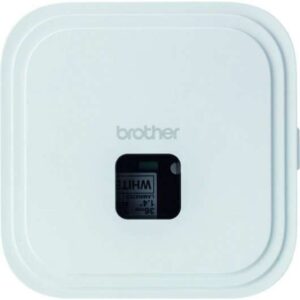 brother pt p910bt cube rotuladora electronica portatil bluetooth ancho max. 36mm bateria recargable color blanco