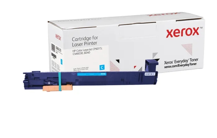 xerox everyday hp cb381a cyan cartucho de toner generico reemplaza 824a