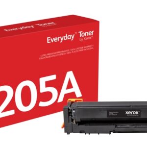 xerox everyday hp cf530a negro cartucho de toner generico reemplaza 205a