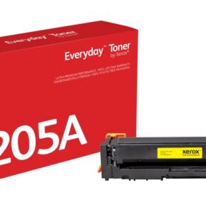 xerox everyday hp cf532a amarillo cartucho de toner generico reemplaza 205a