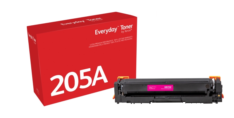 xerox everyday hp cf533a magenta cartucho de toner generico reemplaza 205a