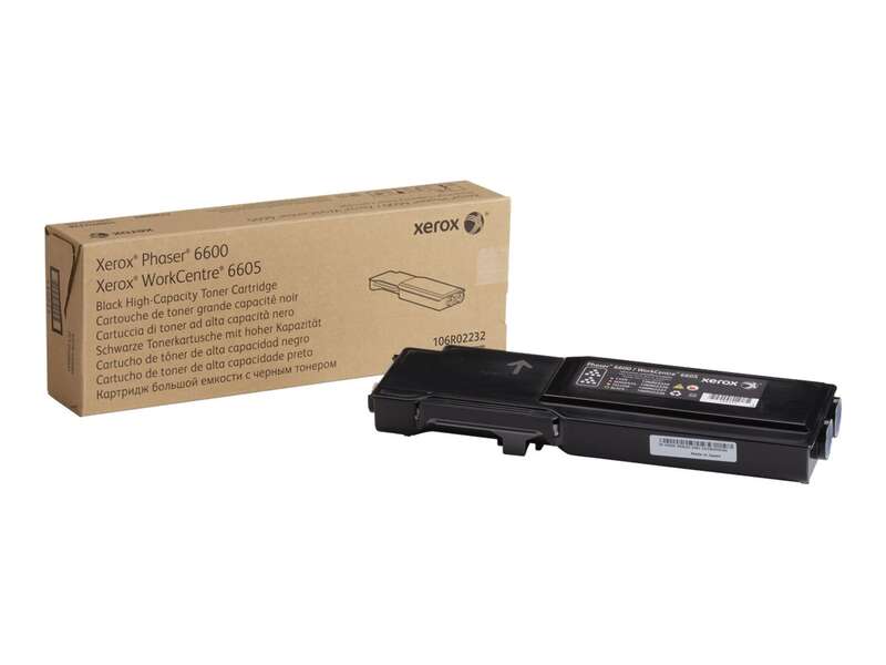 xerox phaser 6600/workcentre 6605 negro cartucho de toner original 106r02232