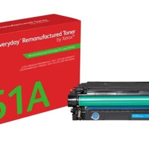 xerox everyday hp ce341a/ce741a/ce271a cyan cartucho de toner remanufacturado reemplaza 651a/307a/650a