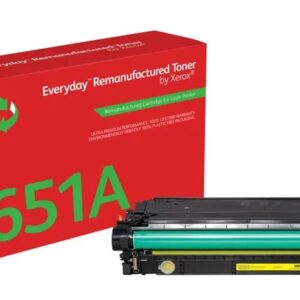 xerox everyday hp ce342a/ce742a/ce272a amarillo cartucho de toner remanufacturado reemplaza 651a/307a/650a