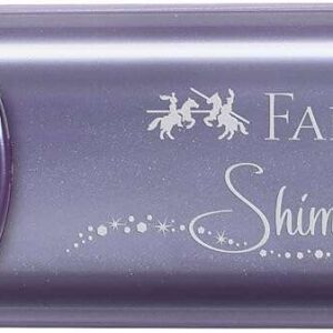 faber castell textliner 46 metallic marcador fluorescente punta biselada trazo entre 1mm y 5mm tinta con base de agua color violeta metalico