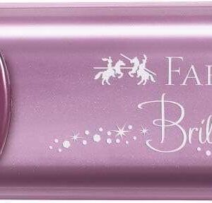faber castell textliner 46 metallic marcador fluorescente punta biselada trazo entre 1mm y 5mm tinta con base de agua color rubi metalico