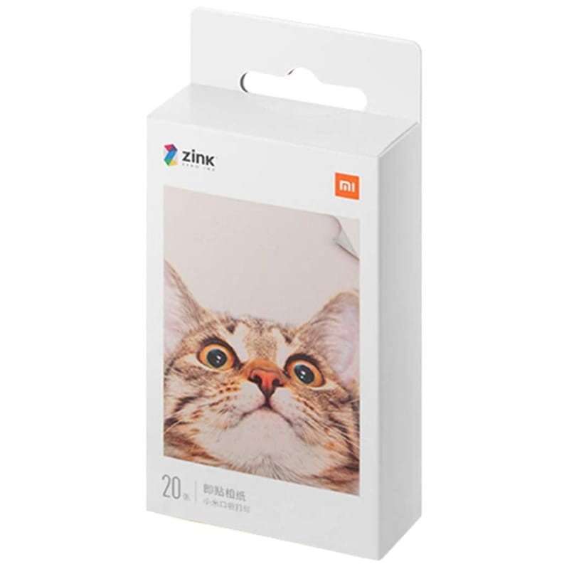 xiaomi papel fotografico para impresora xiaomi mi portable photo printer 20 unidades