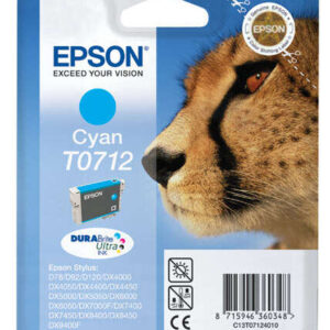 epson t0712 cyan cartucho de tinta original c13t07124012