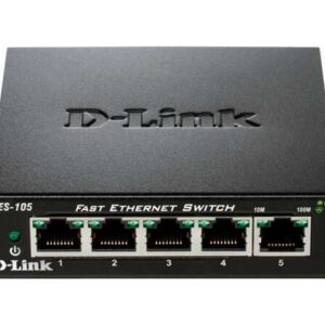 d link switch 5 puertos fast ethernet gigabit 10/100 mbps