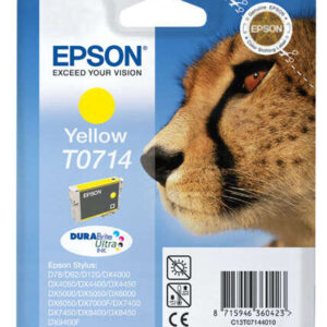 epson t0714 amarillo cartucho de tinta original c13t07144012