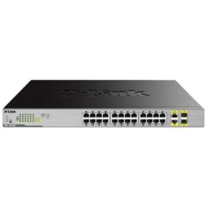 d link switch 26 puertos gigabit 10/100/1000 mbps poe