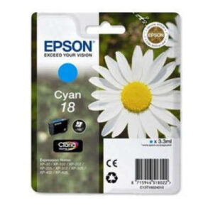 epson t1802 (18) cyan cartucho de tinta original c13t18024012