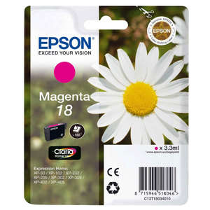 epson t1803 (18) magenta cartucho de tinta original c13t18034012