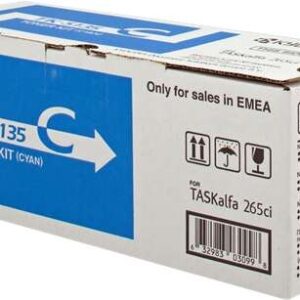 kyocera tk5135 cyan cartucho de toner original 1t02pacnl0/tk5135c