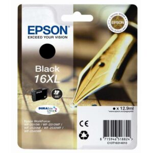 epson t1631 negro cartucho de tinta original c13t16314012