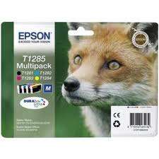 epson t1285 pack de 4 cartuchos de tinta originales c13t12854012