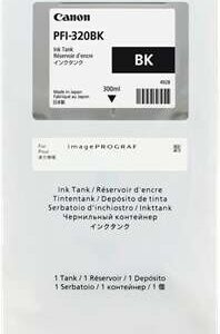 canon pfi320 negro cartucho de tinta original 2890c001