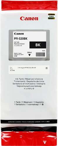 canon pfi320 negro cartucho de tinta original 2890c001