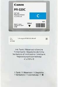canon pfi320 cyan cartucho de tinta original 2891c001