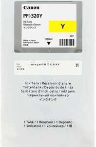 canon pfi320 amarillo cartucho de tinta original 2893c001