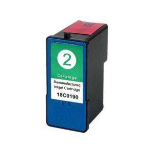 lexmark 2 color cartucho de tinta generico reemplaza 18c0190