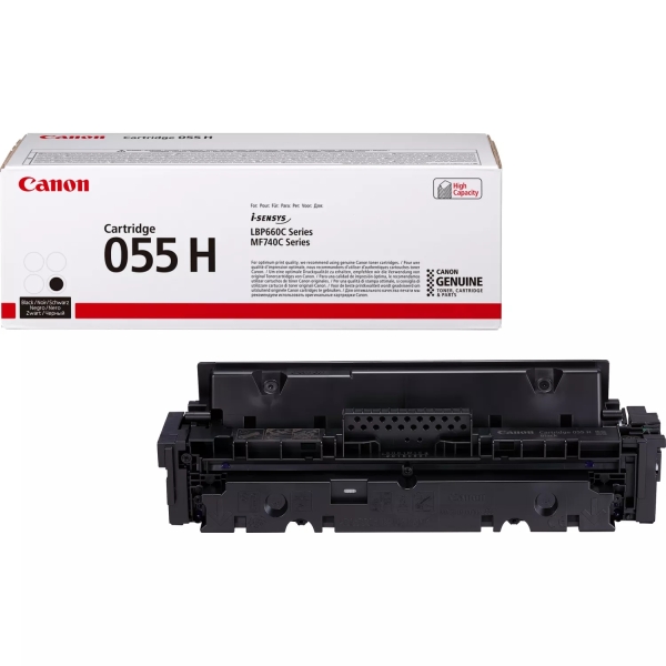 canon 055h negro cartucho de toner original 3020c002