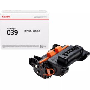 canon 039 negro cartucho de toner original 0287c001