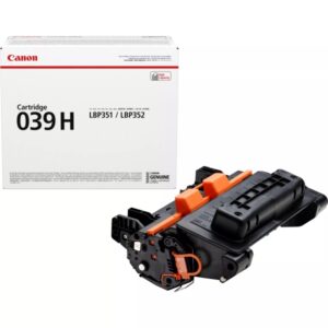 canon 039h negro cartucho de toner original 0288c001