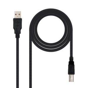 nanocable cable de impresora usb a 2.0 macho a usb b macho 1.80m