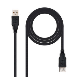 nanocable cable prolongador usb a 2.0 macho a usb a hembra 1.80m