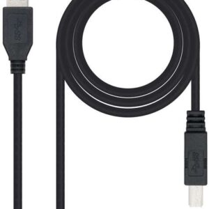 nanocable cable de impresora usb a 3.0 macho a usb b macho 2m
