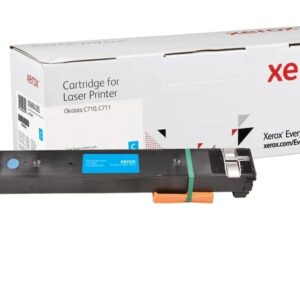 xerox everyday oki c710/c711 cyan cartucho de toner generico reemplaza 44318607
