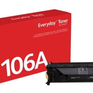 xerox everyday hp w1106a negro cartucho de toner generico reemplaza 106a