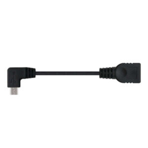 nanocable cable micro usb 2.0 otg acodado macho a usb a hembra 15cm