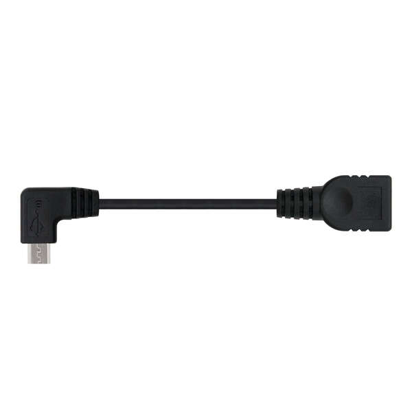 nanocable cable micro usb 2.0 otg acodado macho a usb a hembra 15cm